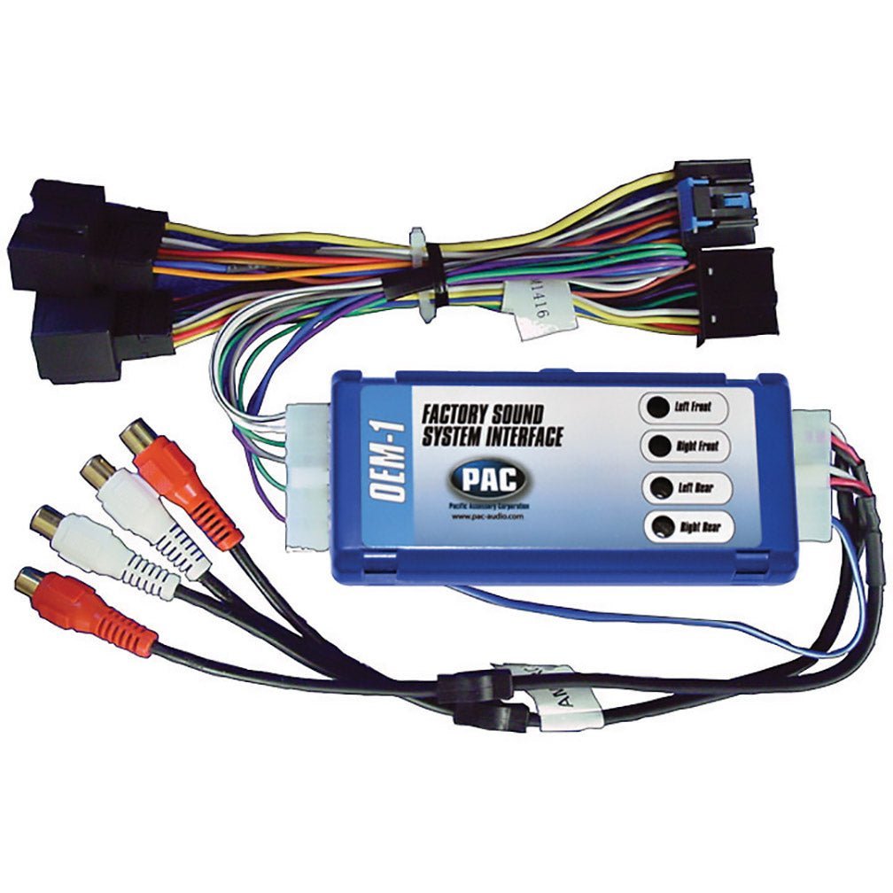 PAC Amplifier Interface for Specific GÇÿ06 GÇô GÇÿ13 GM Vehicles without Bose - Clinch River Fishing USA