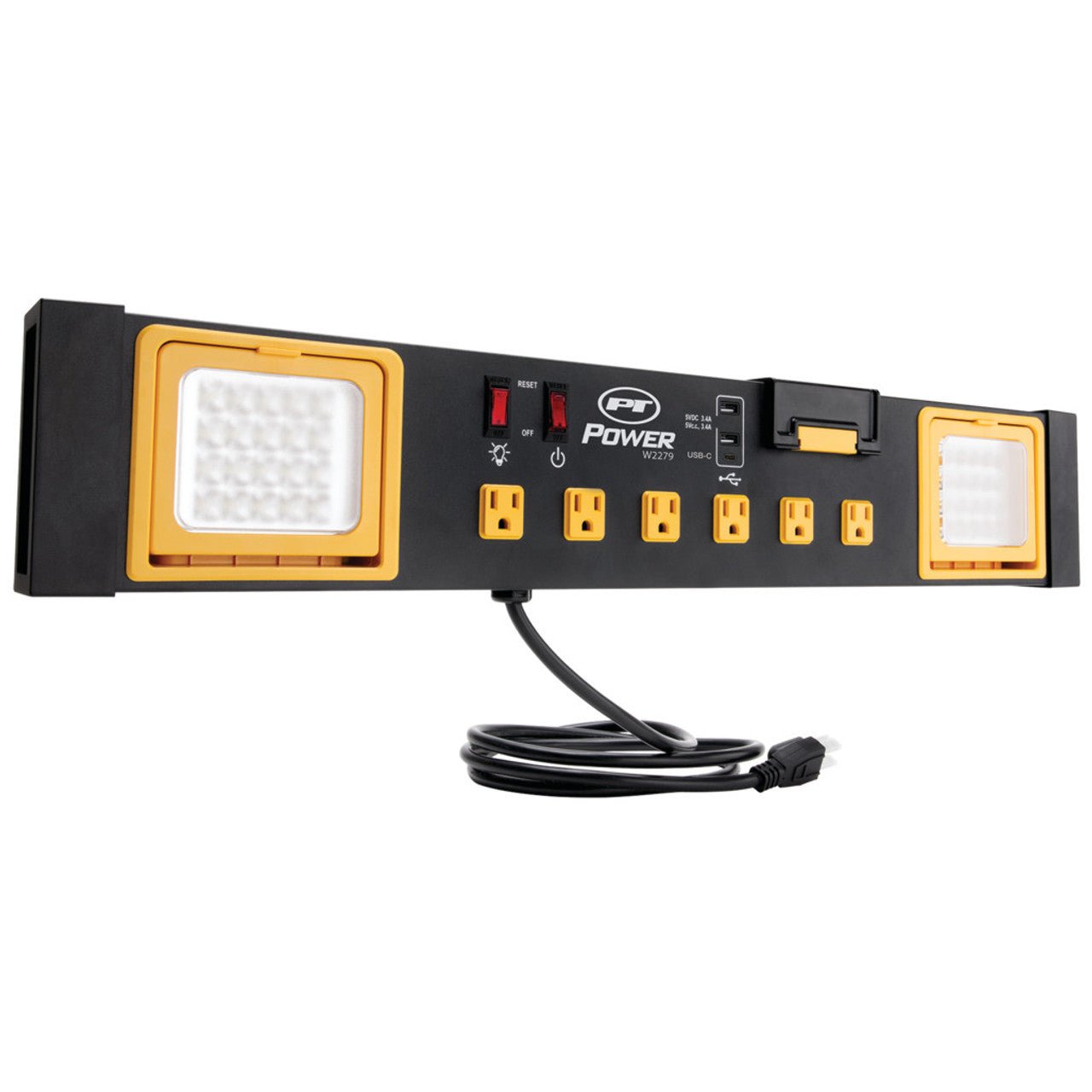 Performance Tool 120V Workbench Power Station with LED Worklights - Clinch River Fishing USA