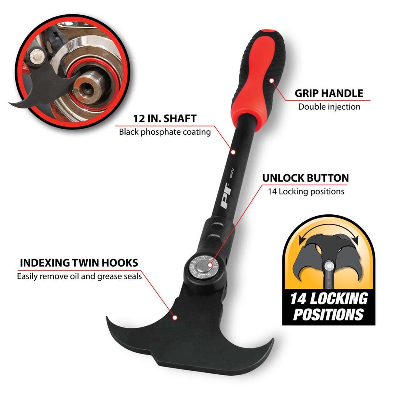 Performance Tool Indexing Oil Seal Puller - Clinch River Fishing USA