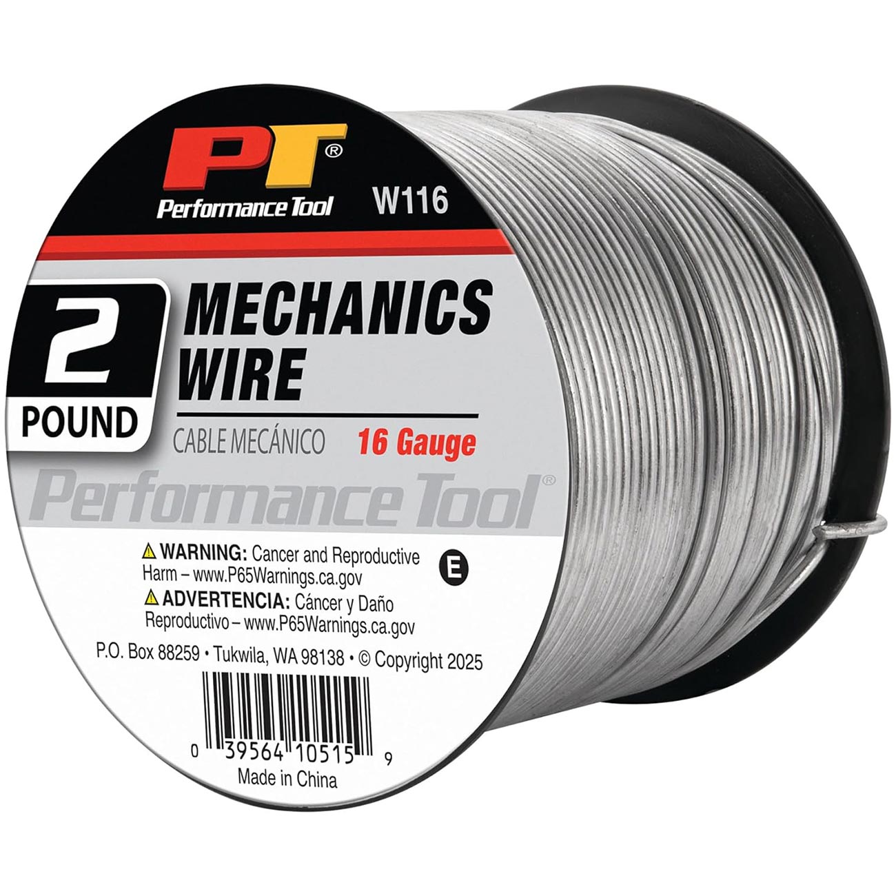 Performance Tool Mechanics 16 ga. Wire: 2 lb. Spool (~180 ft.) - Clinch River Fishing USA