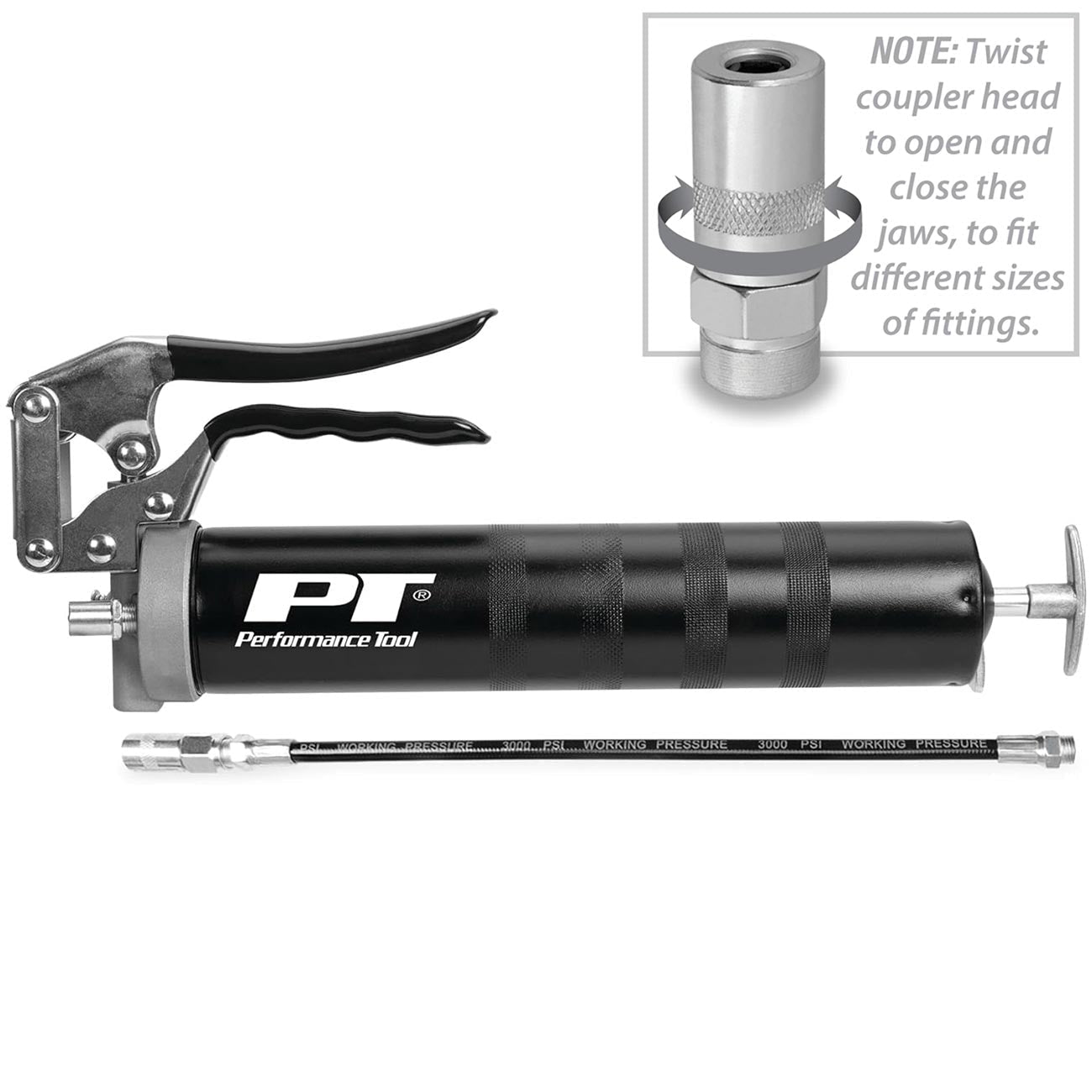 Performance Tool Pro Pistol Grip Grease Gun (for 14 oz. Cartridges) - Clinch River Fishing USA