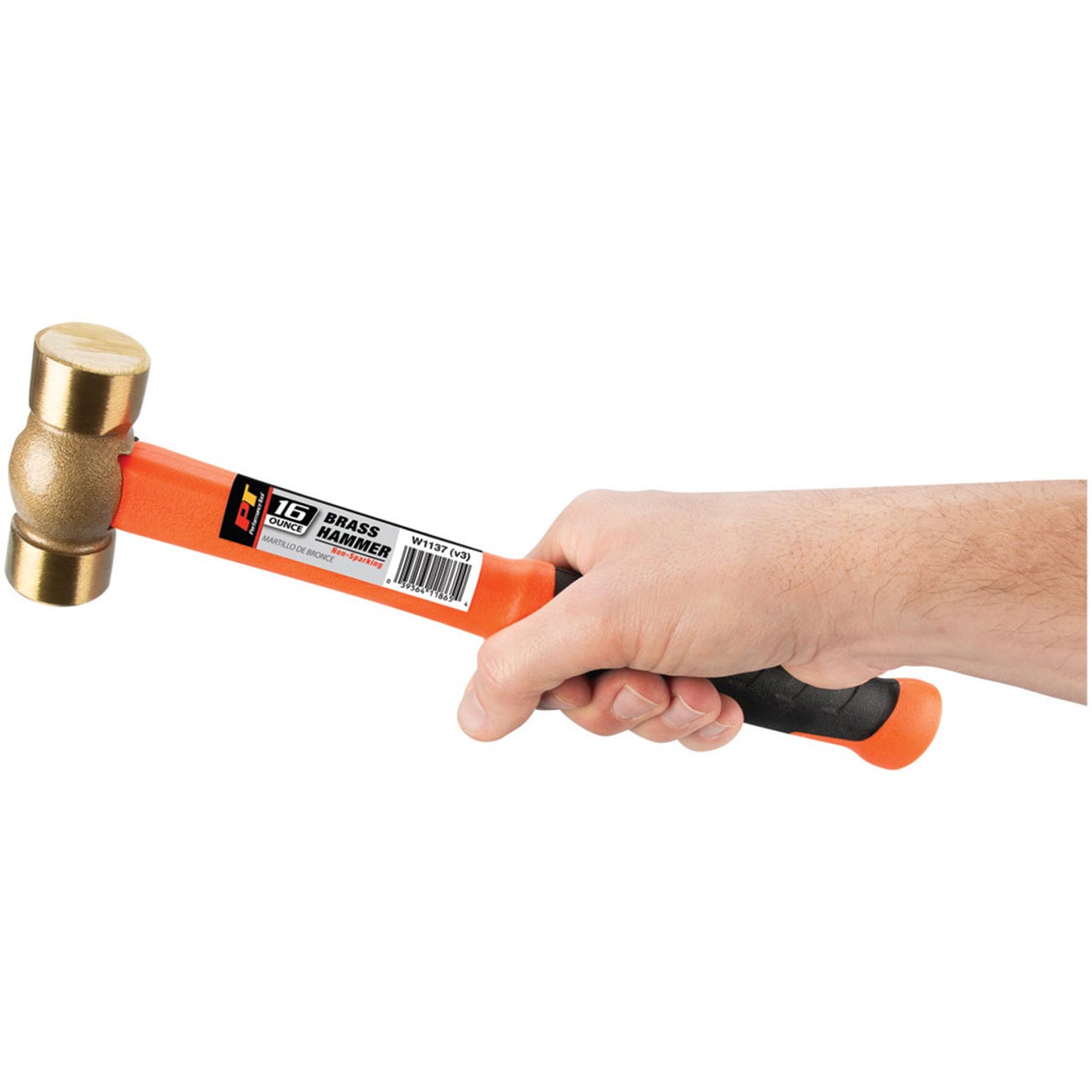 Performance Tool Solid Brass Head Hammer - 16 oz. - Clinch River Fishing USA