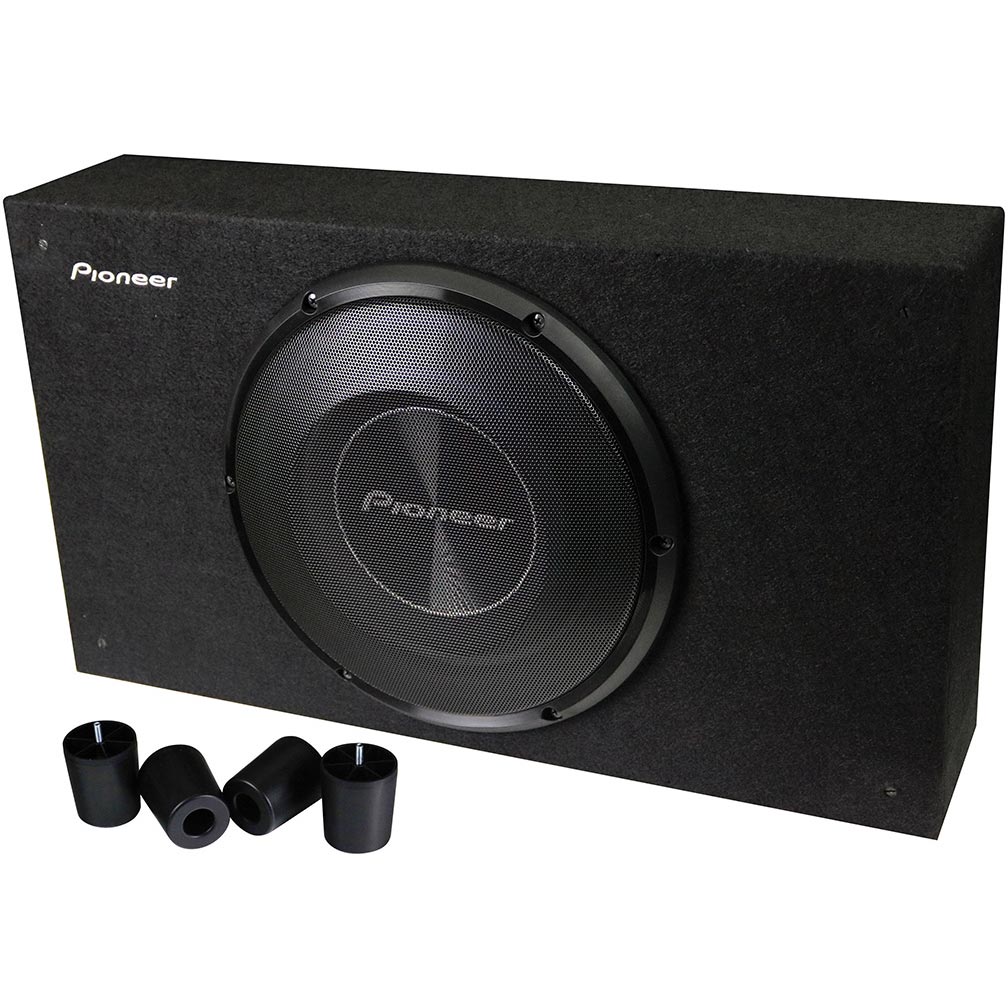 Pioneer 12" Shallow Mount Pre - Loaded Enclosure 1500W Max - Clinch River Fishing USA
