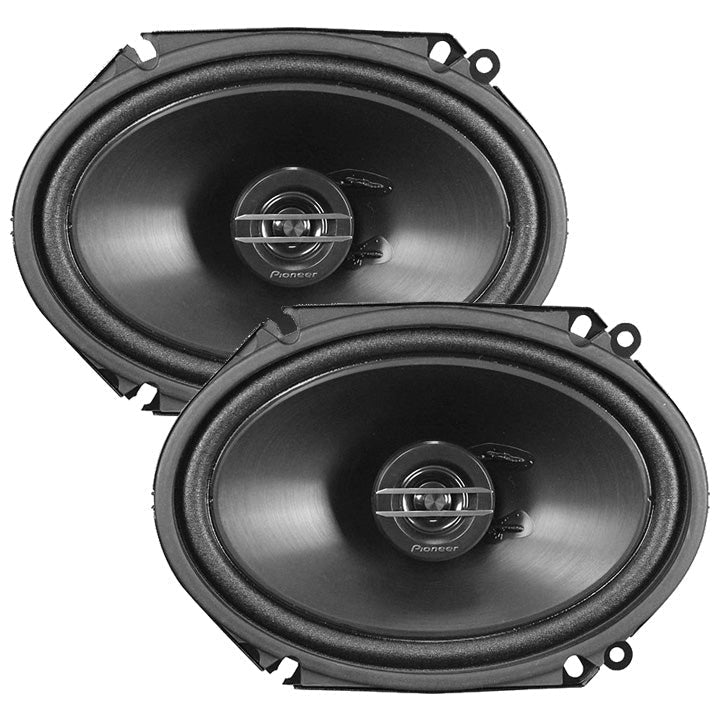Pioneer 6x8" 2 Way Speakers 250 Watts - Pair - No Grills - Clinch River Fishing USA