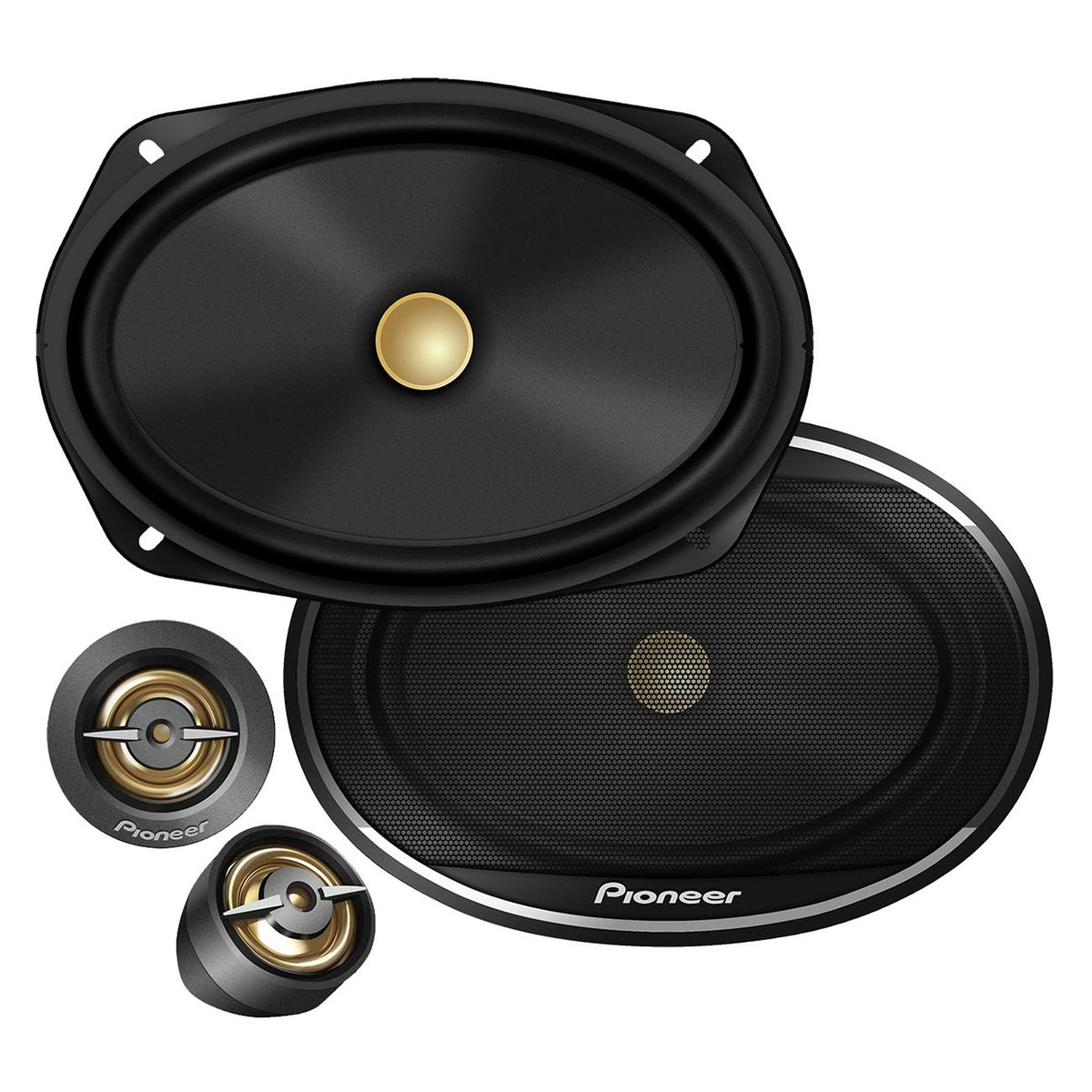 Pioneer 6x9" 2 - Way Component System - 450 Watts Max / 100 RMS (Pair) - Clinch River Fishing USA