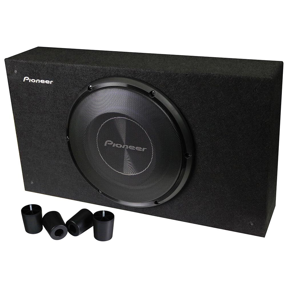 Pioneer Single 10" Shallow Mount Pre - Loaded Enclosure - 1200 Watts 2ohm - Clinch River Fishing USA
