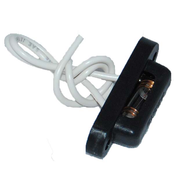 Perko Marine Utility Light Shielded Black