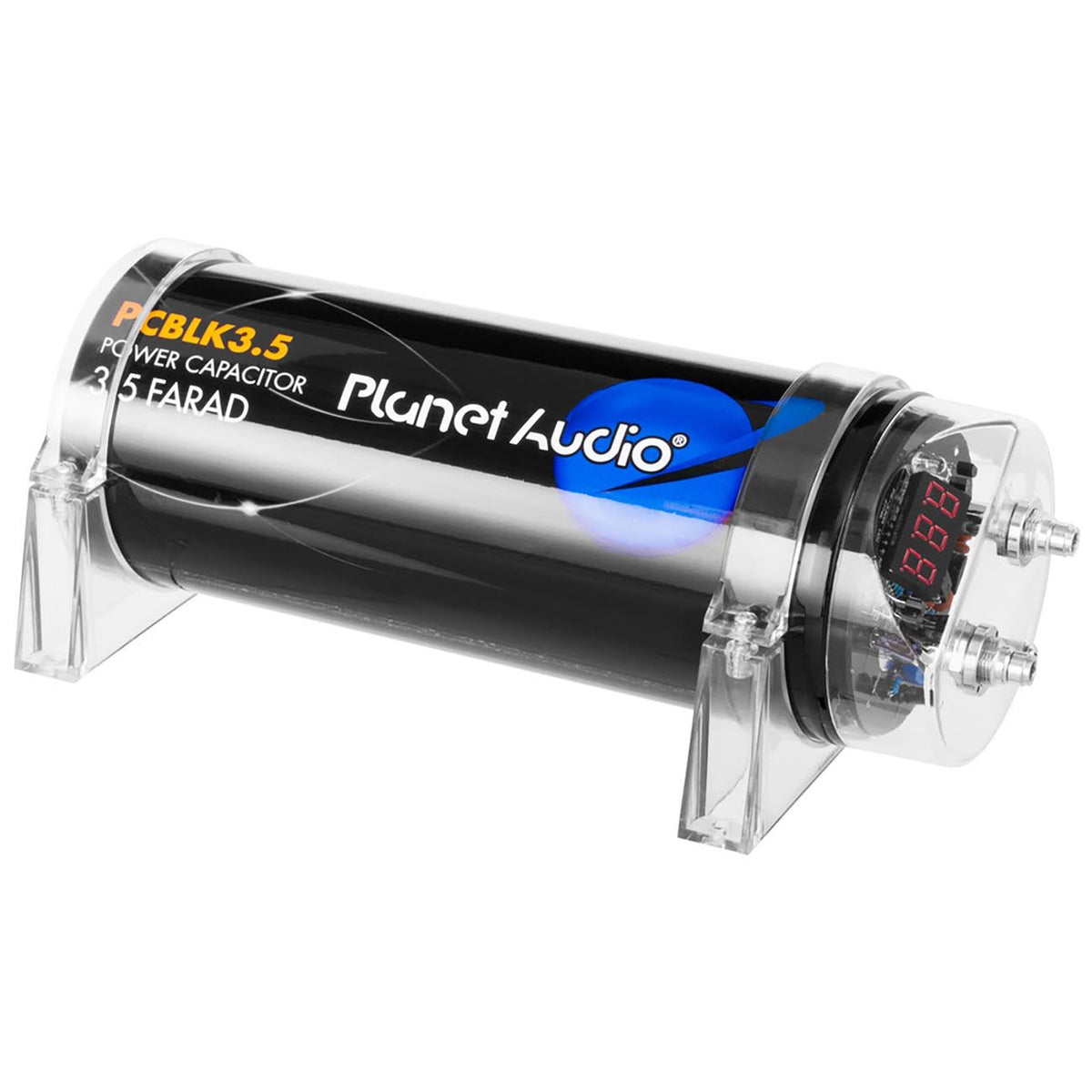 Planet 3.5 Farad Capacitor Digital Volt Meter Black - Clinch River Fishing USA