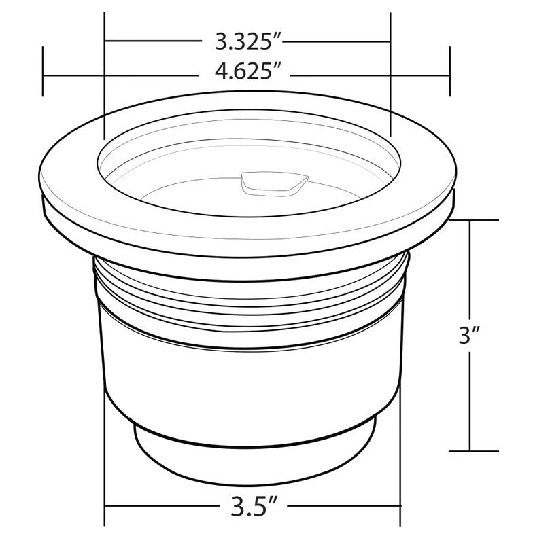 PLASHLIGHTS Illuminated Cup Holder - RGB | PL-CH-457-RGB-SS