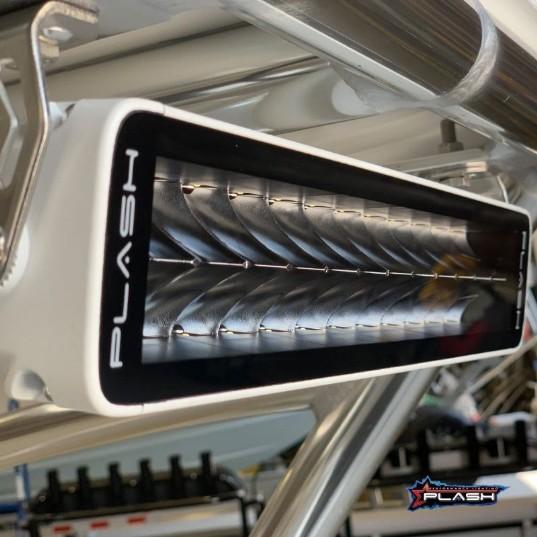 PLASHLIGHTS 20" X2-Series LED Light Bar - White Housing | X2-20-WHT - Clinch River Fishing USA