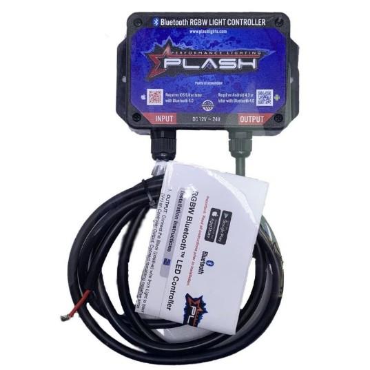 PLASHLIGHTS 60W RGBW Bluetooth LED Light Controller - Waterproof | BT-60W-RGBW - Clinch River Fishing USA