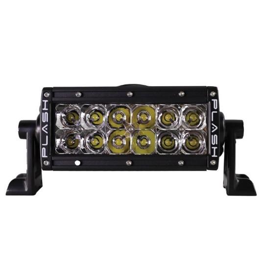 PLASHLIGHTS 6" XX-Series LED Light Bar Marine Blk  Housing (5W)
