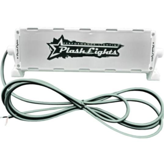 PLASHLIGHTS 6" XX-Series LED Light Bar Marine White Housing (5W)