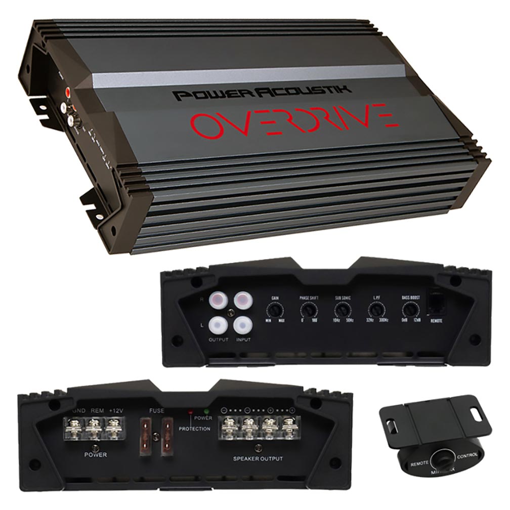 Power Acoustik 1500 Watt Max Mono A/B - Clinch River Fishing USA