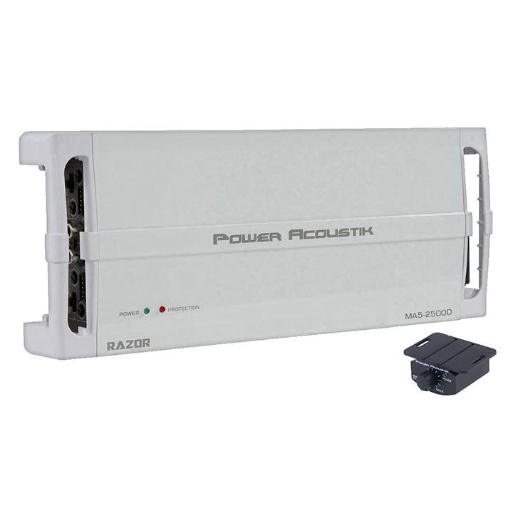 Power Acoustik Marine 5 Channel Amplifier 2500W MAX - Clinch River Fishing USA