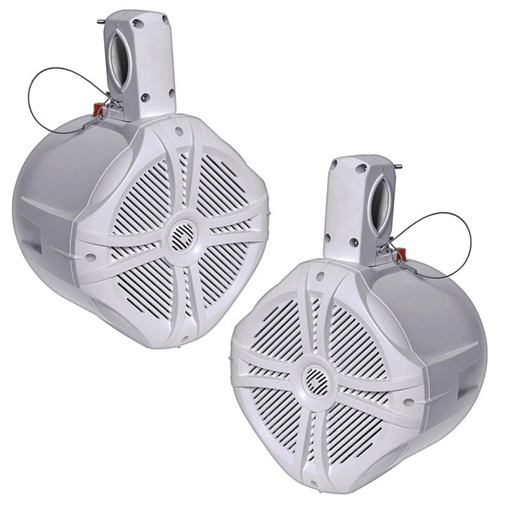 Power Acoustik Marine 6.5GÇ¥ 2 - Way Wakeboard Speaker (White) - Pair - Clinch River Fishing USA