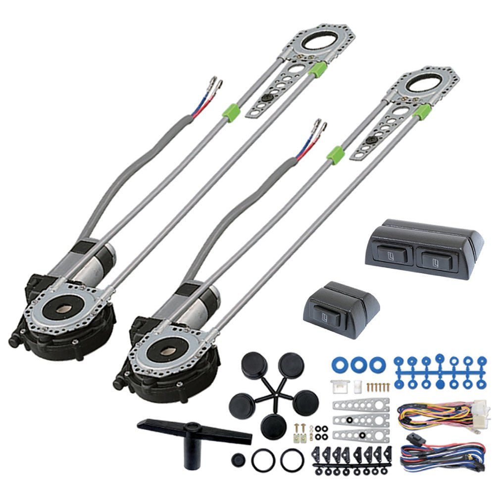 POWER WINDOW KIT UNIVERSAL W/3 SWITCHES; NIPPON - Clinch River Fishing USA
