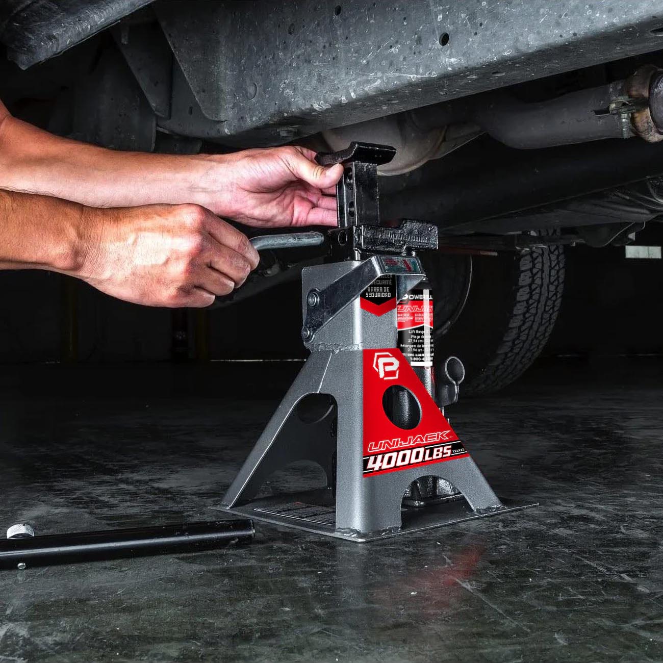 Powerbuilt 2-Ton UniJack Combination Hydraulic Bottle Jack & Jackstand in One - Clinch River Fishing USA