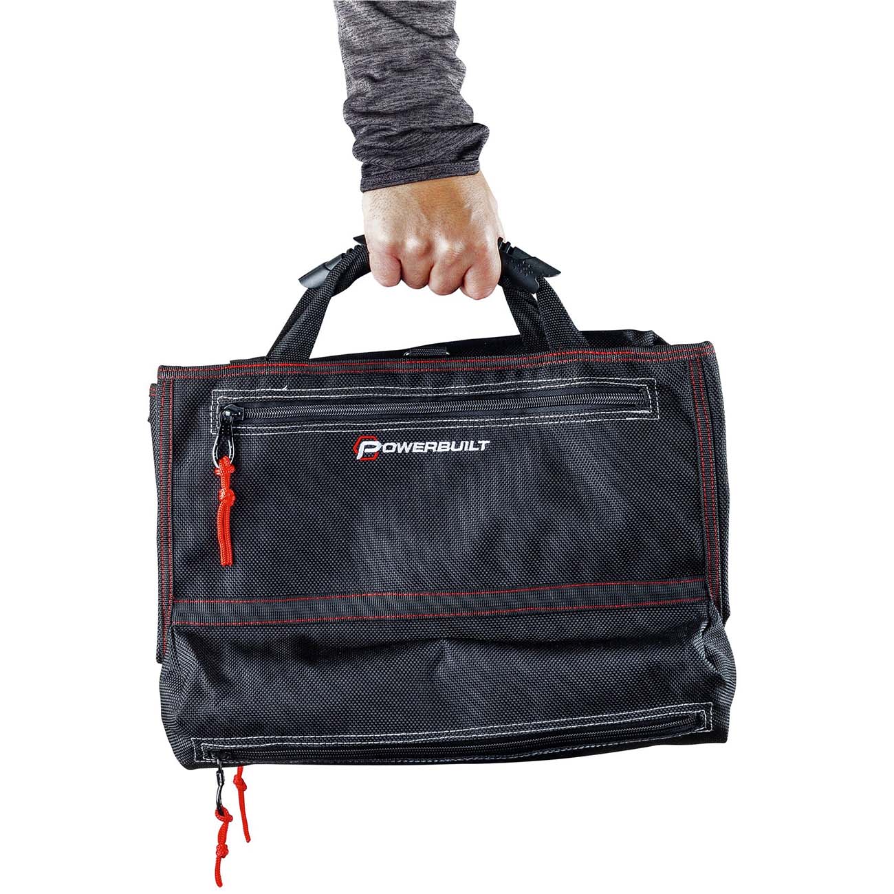 Powerbuilt 5 Zipper Pocket Roll Up Organizer Tool Bag - Clinch River Fishing USA