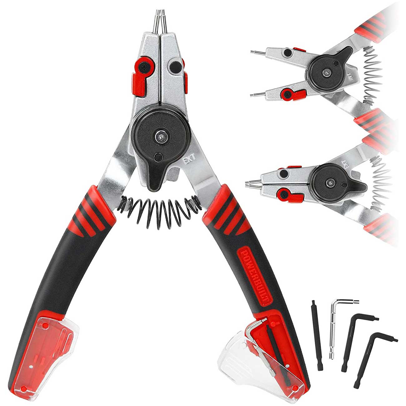 Powerbuilt Combination Switch Internal/External Snap Ring Pliers - Clinch River Fishing USA