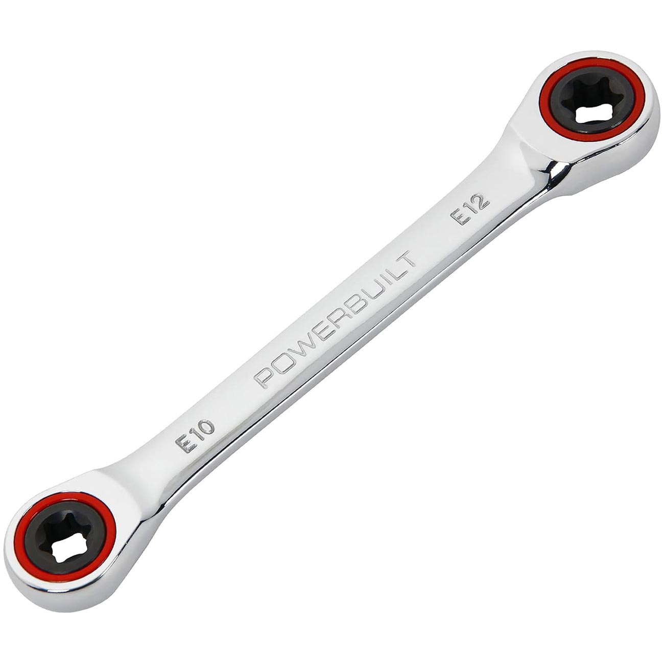 Powerbuilt Ratcheting Double Box-End E-Star Wrench - E10/E12 - Clinch River Fishing USA