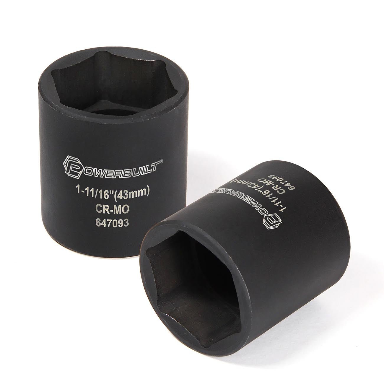 PowerBuilt SAE 1-11/16" Dodge Spindle Nut Impact Socket - 1/2" Drive - Clinch River Fishing USA