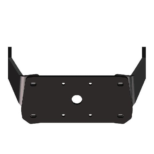 POWER-POLE Pontoon Mount- 17.5-19" Riser Black | PK-P-17519-BK