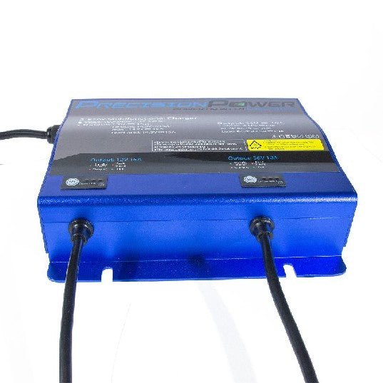 PRECISION SONAR 2-Channel Multifunctional Battery Charger | PP-36V/10A-12V/15A-CHRGR *DROP-SHIP ITEM* - Clinch River Fishing USA