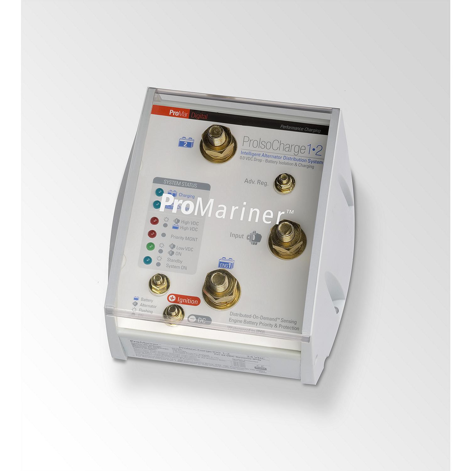 ProMariner ProIso Charge 180 0 Voltage Loss Isolator 12v 1 Alternator 2 Batteries - Clinch River Fishing USA