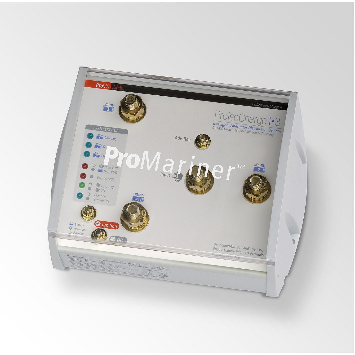 ProMariner ProIso Charge 250 0 Voltage Loss Isolator 12v 1 Alternator 3 Batteries - Clinch River Fishing USA