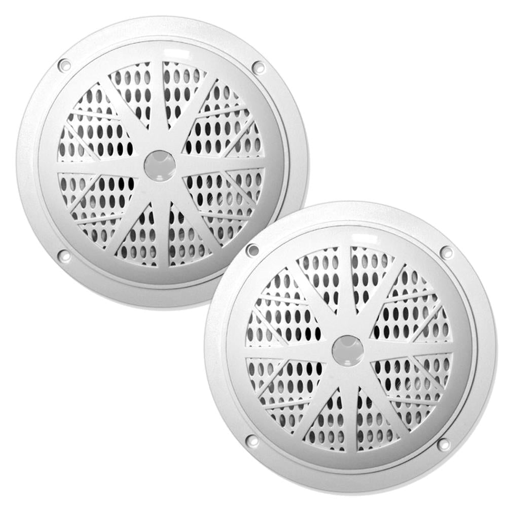 Pyle Marine 5.25GÇ¥ Dual Cone Speakers (White) - Clinch River Fishing USA