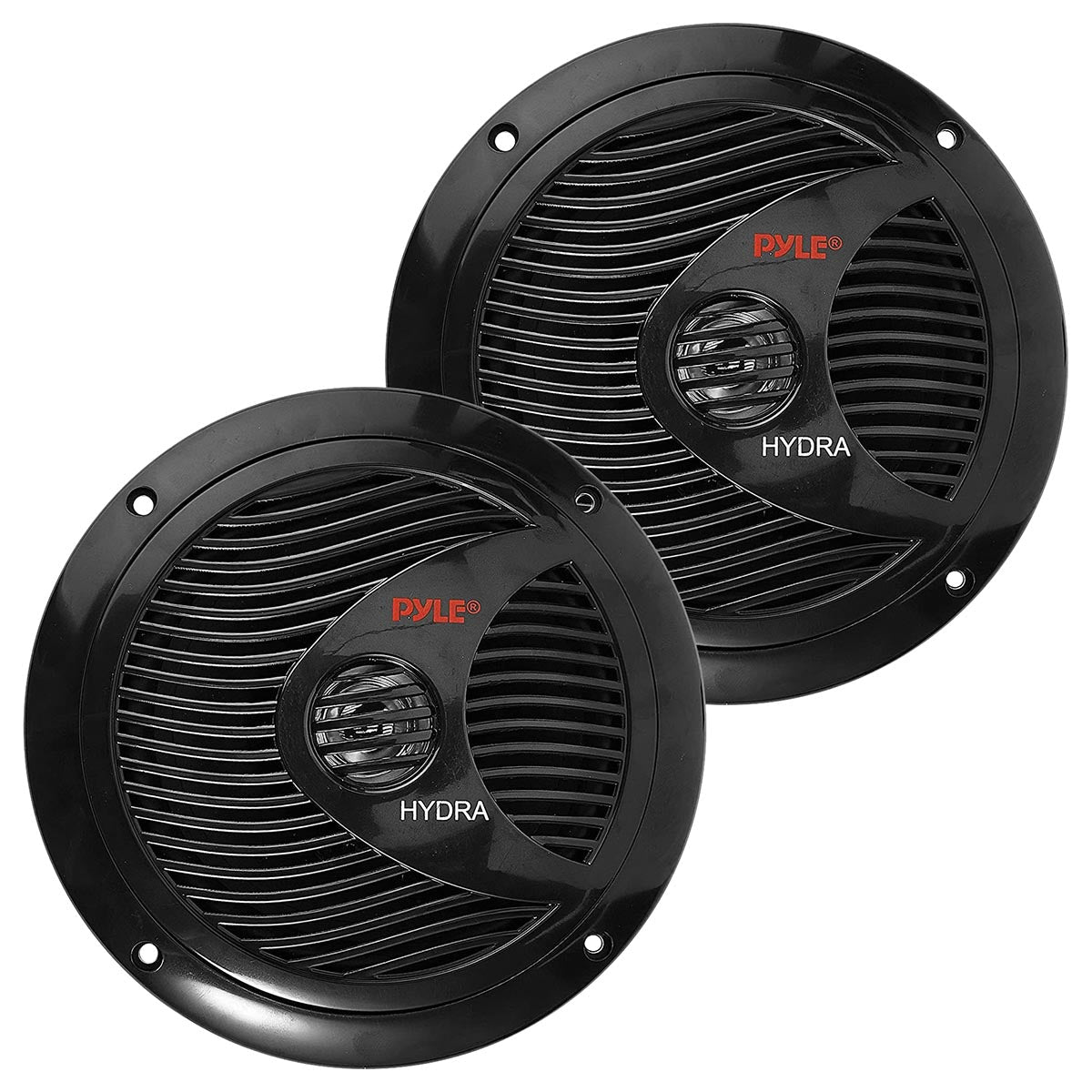 Pyle Marine 6.5GÇ¥ Dual Cone Speakers (Black) - Clinch River Fishing USA