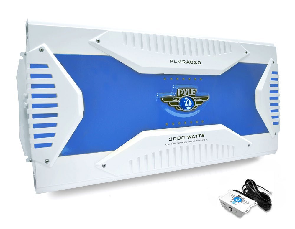 Pyle Marine 8 Channel Amplifier 3000W Max - Clinch River Fishing USA