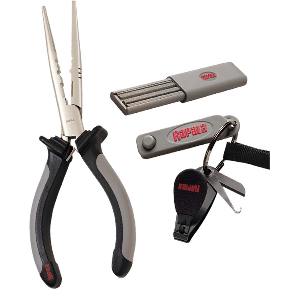 Rapala Combo Pack - Pliers, Clipper, Punch & Sharpener - Clinch River Fishing USA