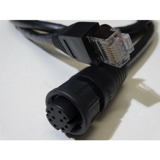 RAYMARINE Round Raynet Connector To RJ45 Male For Hooking Radars To E7 And New C & E Series | A62360 - Clinch River Fishing USA