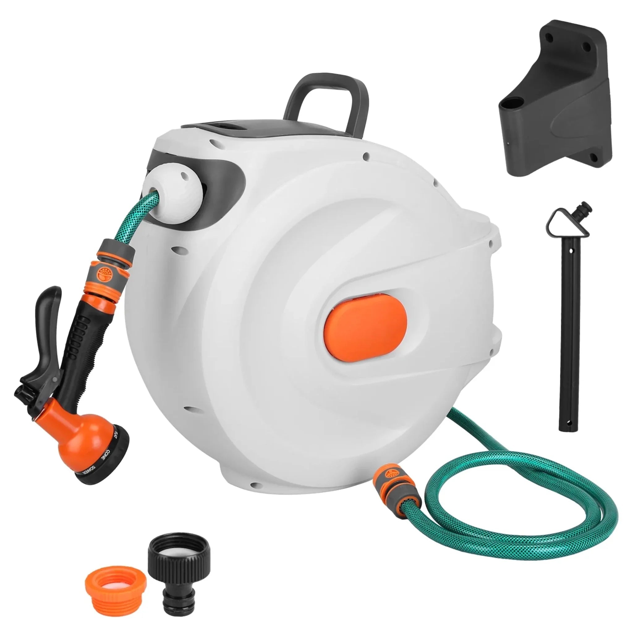Retractable Garden Hose Reel Wall Mounted - Clinch River Fishing USA