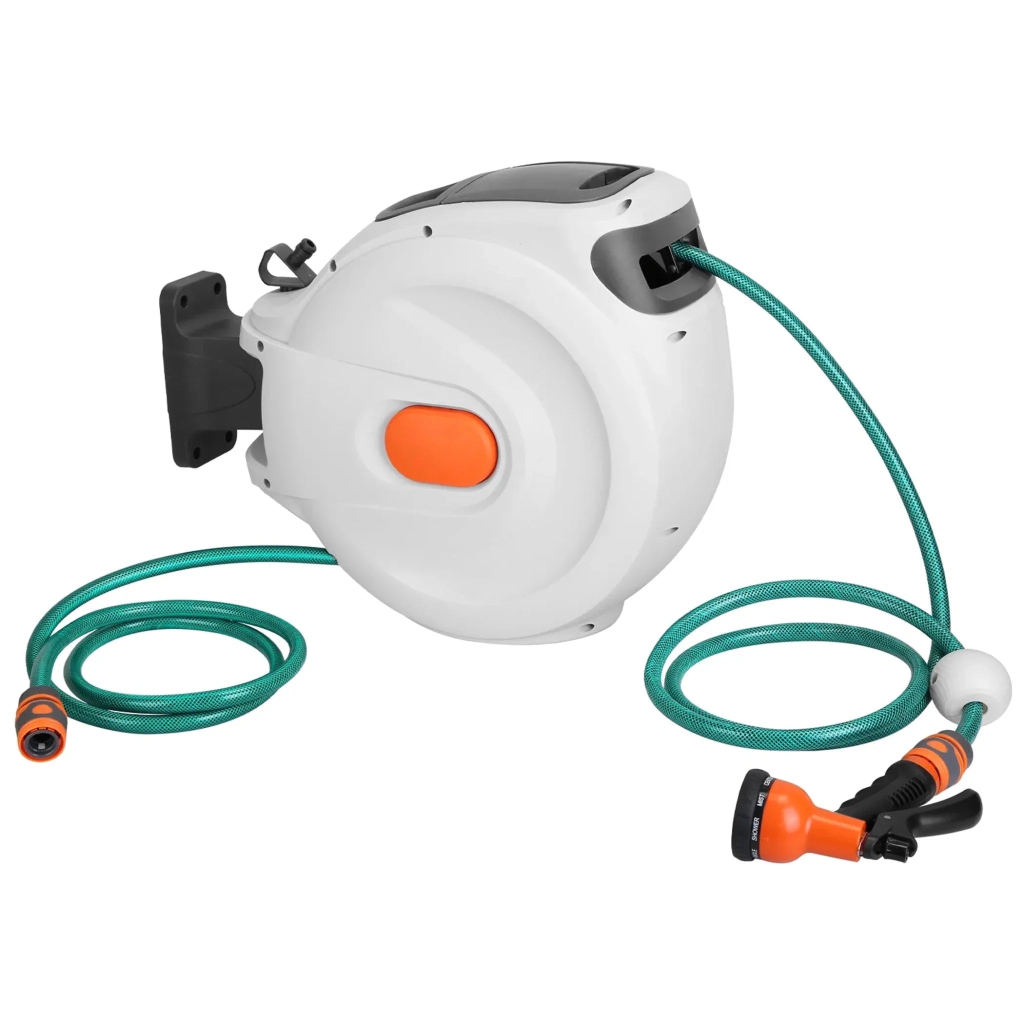 Retractable Garden Hose Reel Wall Mounted - Clinch River Fishing USA