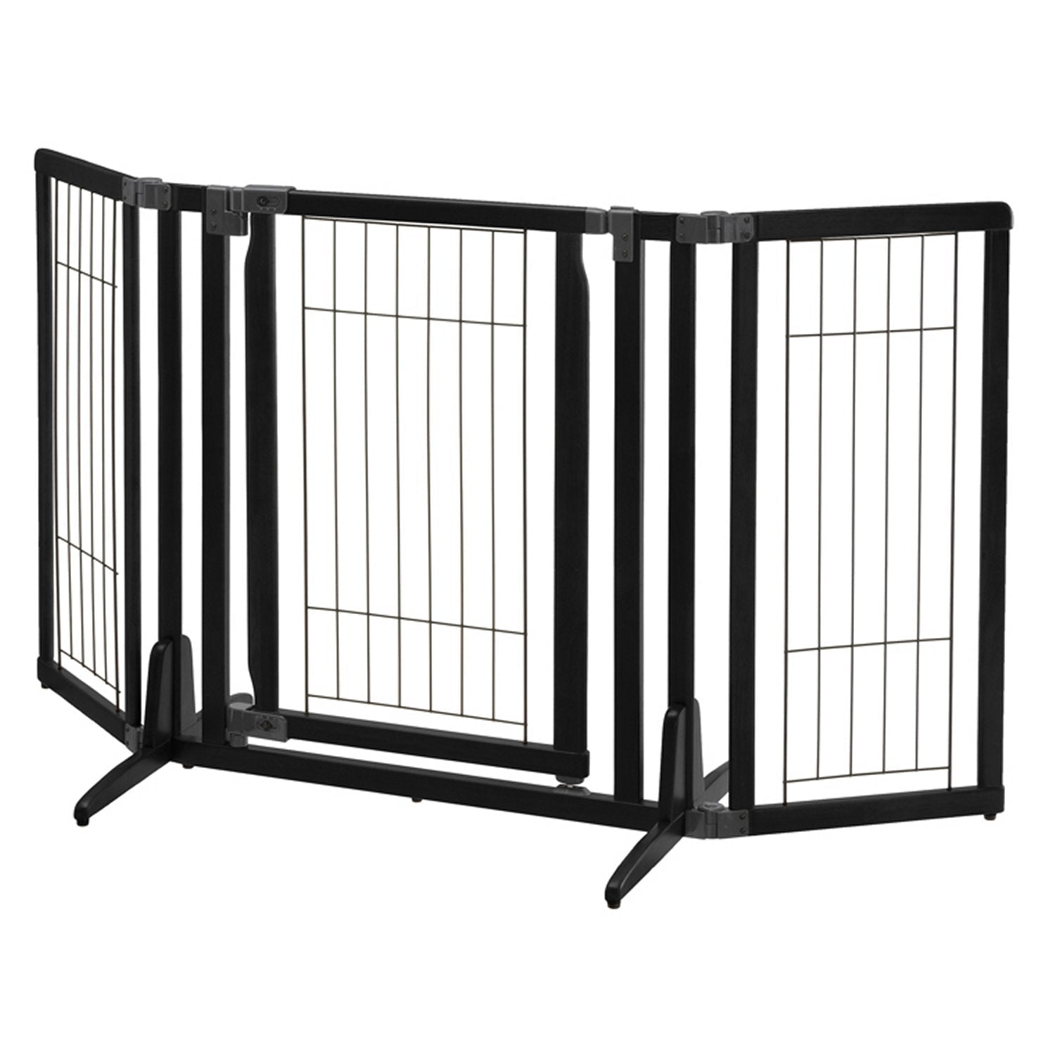 Richel Premium Plus Freestanding Pet Gate - Black - Clinch River Fishing USA