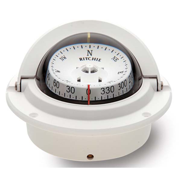 Ritchie Compass Voyager Fl Mt White Combi-Dial