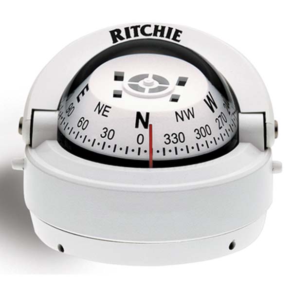 Ritchie Compass Explorer Compass Surf Mt Removable Wht