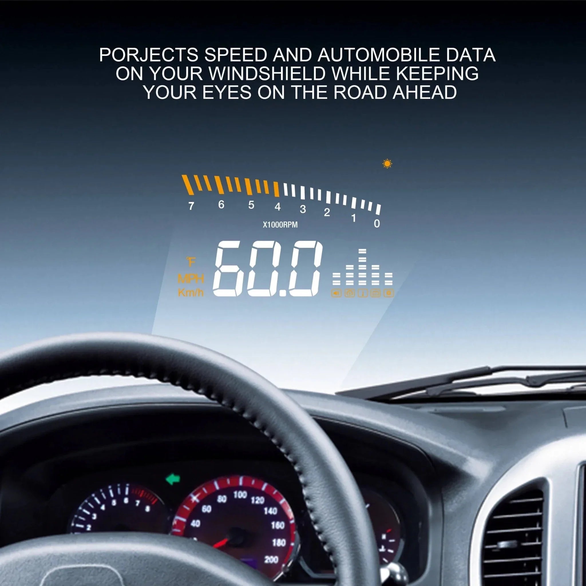 RoadProof Heads Up Display 3.5" - Clinch River Fishing USA