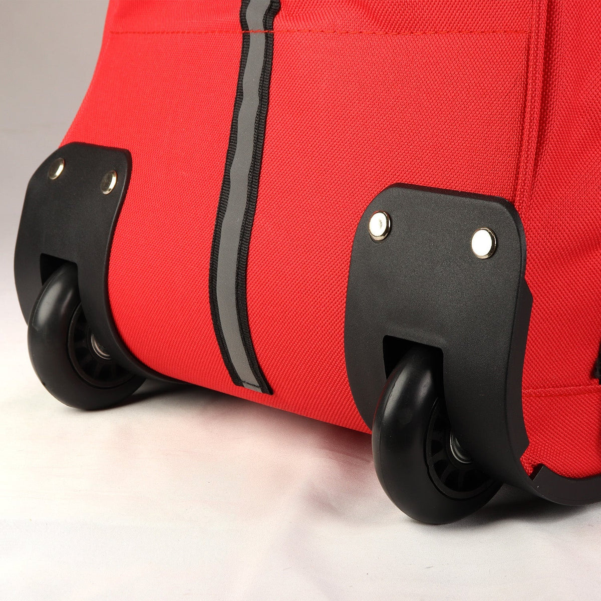 Rolling Red Wheel Bag + Telescoping Handle - Clinch River Fishing USA