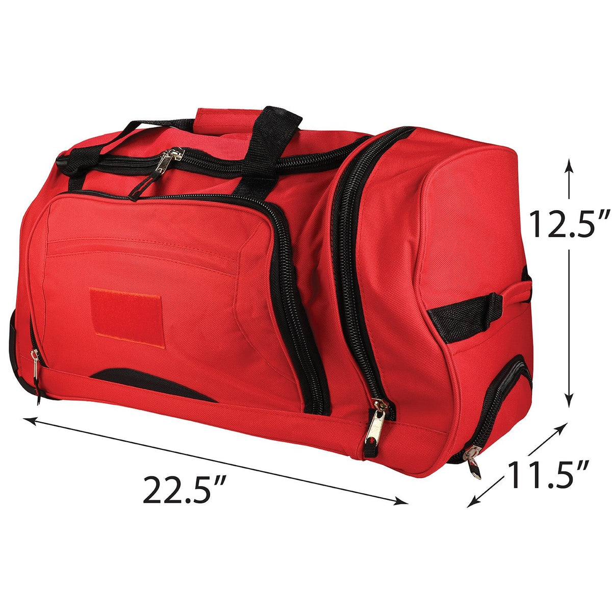 Rolling Red Wheel Bag + Telescoping Handle - Clinch River Fishing USA