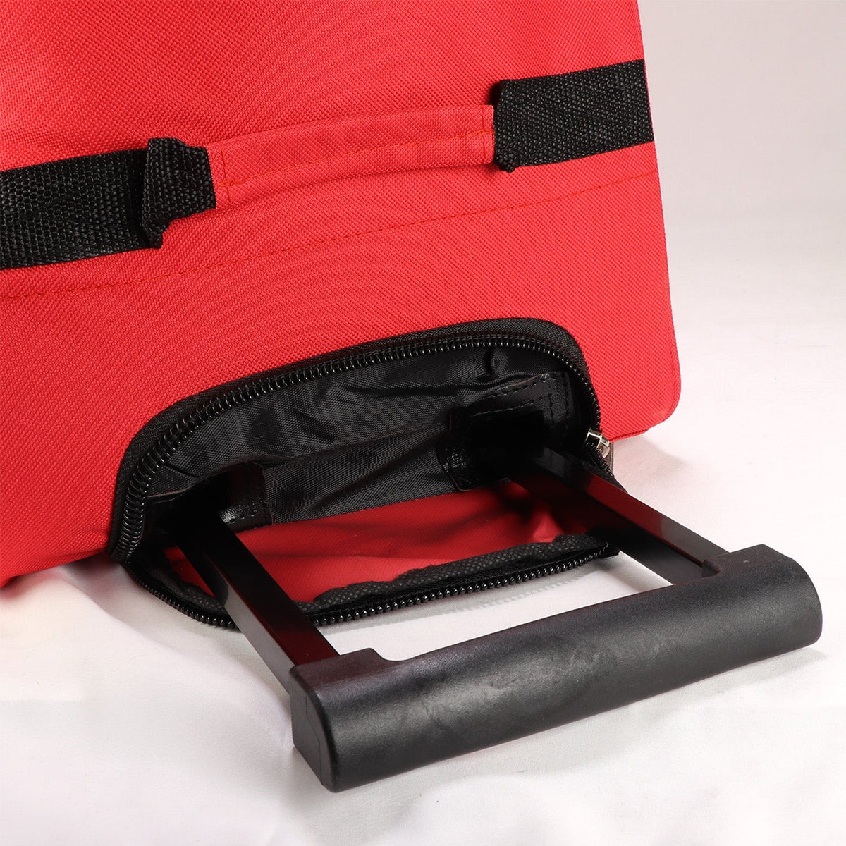 Rolling Red Wheel Bag + Telescoping Handle - Clinch River Fishing USA