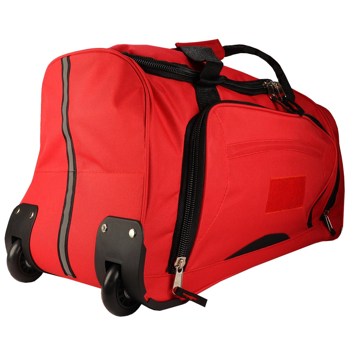 Rolling Red Wheel Bag + Telescoping Handle - Clinch River Fishing USA