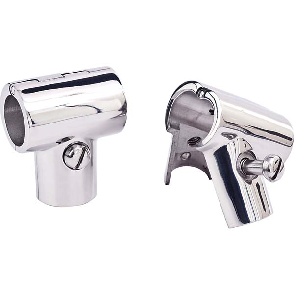 Sea Dog Marine 1" Hinged Rail Tee 60 Deg-Ss