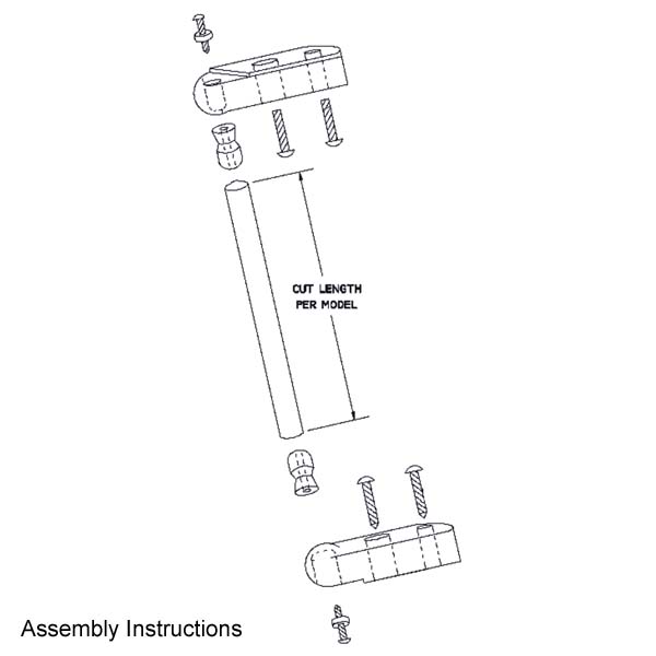 Sea Dog Marine Windshield Brace Kit