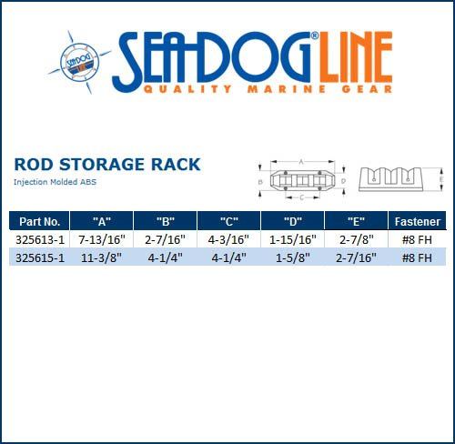 Sea Dog Marine Five Rod Storage Rack