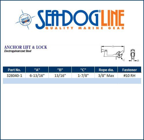 Sea Dog Marine Anchor Lift And Lock