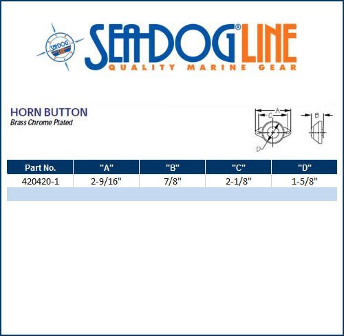 Sea Dog Marine Horn Switch - Surface Mt.